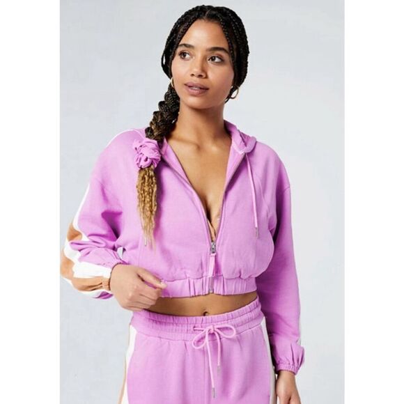 New L*Space Orange Pink & White Matching Top & Sweat Pants Women’s size Medium - Picture 12 of 12